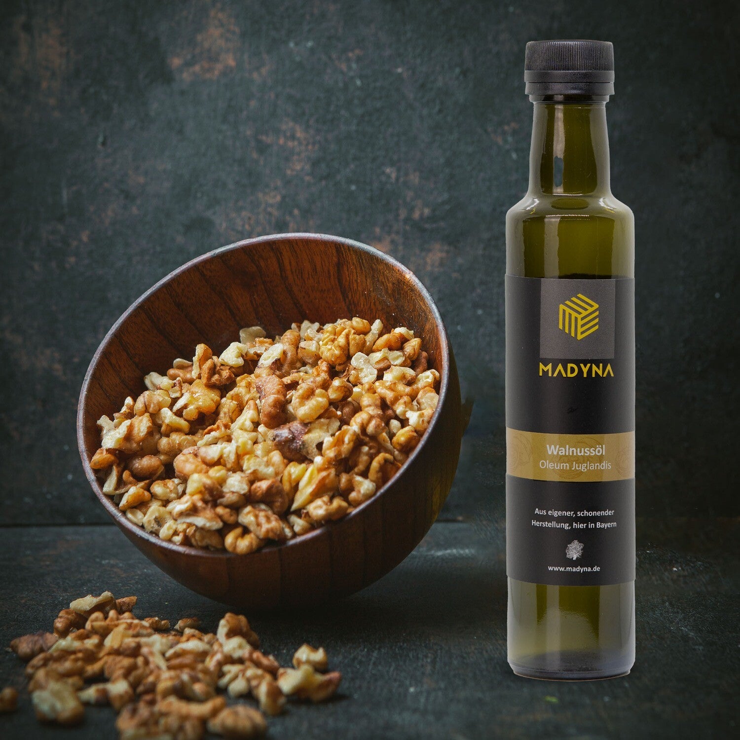 Walnussöl aus Bayern – 250ml Kaltgepresst & Regional – NATURWOLF