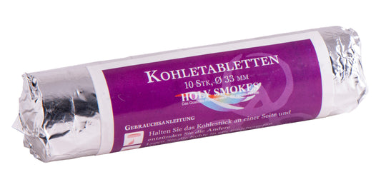 Kohletabletten 3,3 cm - 10 Tabletten