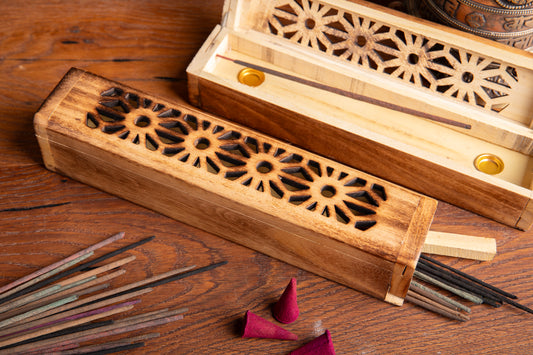 Sonne - Holzhalter mit Vorratsbox
