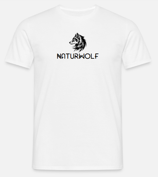 NATURWOLF T-Shirt weiß