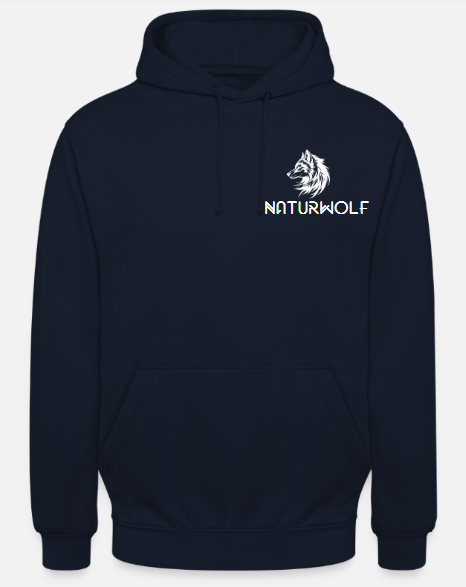 NATURWOLF Hoodie blau Unisex