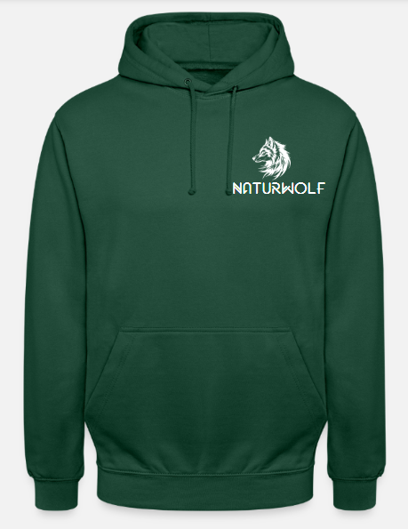 NATURWOLF Hoodie grün Unisex