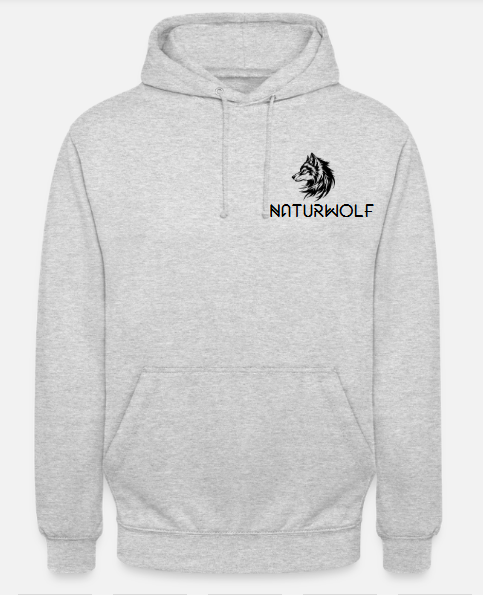 NATURWOLF Hoodie grau Unisex